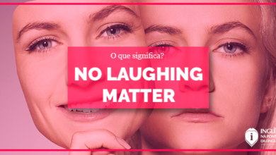 O que significa NO LAUGHING MATTER