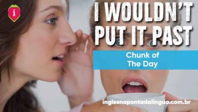 I WOULDN'T PUT IT PAST | CHUNK OF THE DAY